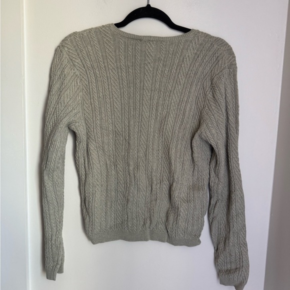 JEANNE PIERRE Cable Knit crewneck - 100% cotton - Picture 4 of 4